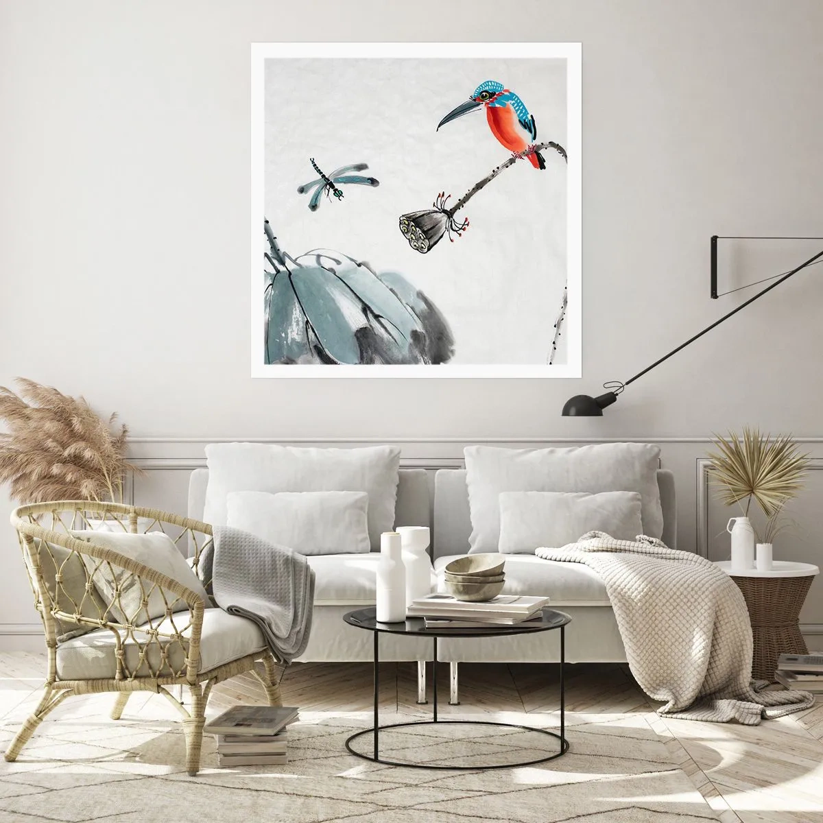 Póster - La vida de la pradera - 60x60 cm