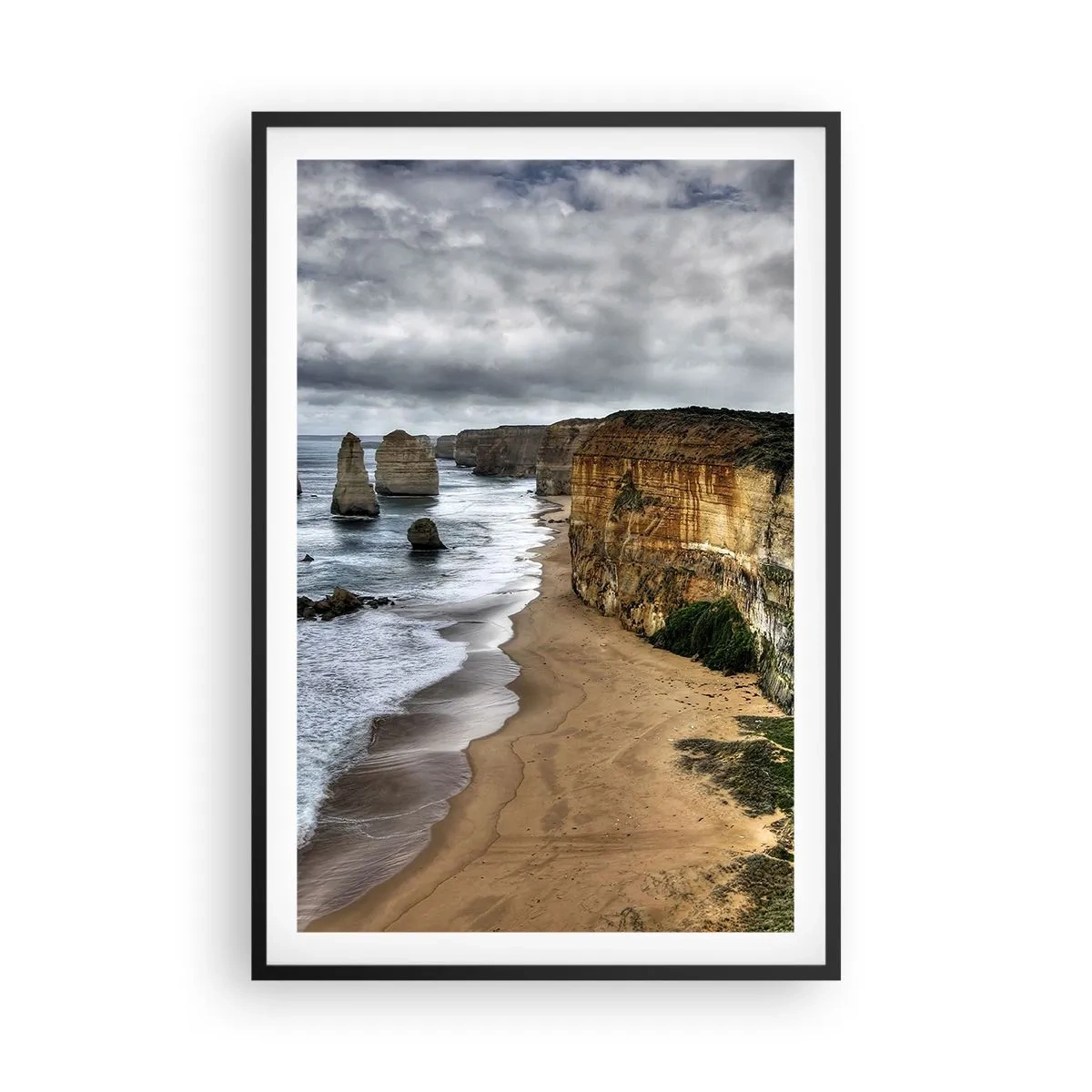 Póster en marco negro - Belleza en bruto - 61x91 cm