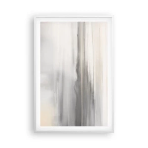 Póster en marco blanco - Una distancia reflexiva - 61x91 cm