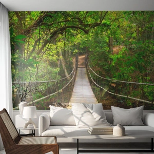 Fotomural Autadhesivo Deluxe Sticker - Porque la vid crece en el jardín - Paisaje, Bosque, Naturaleza - 450x315 cm