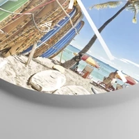 Esfera sin numeración, con rayas