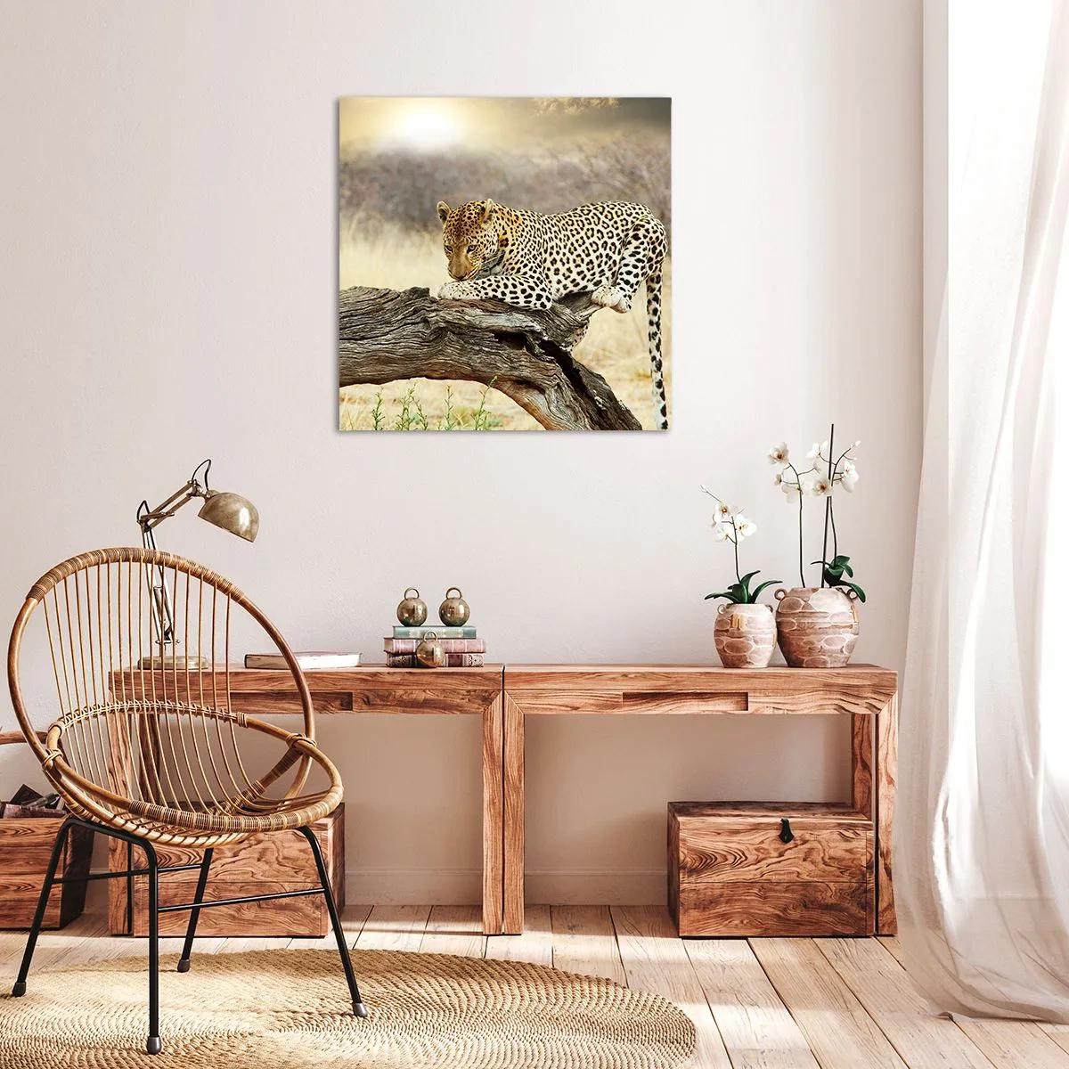 Cuadro sobre lienzo - Impresión de Imagen - Voy por mi cuenta - 40x40 cm