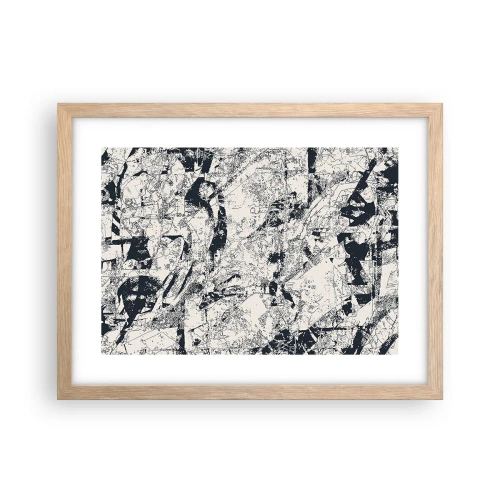 Póster en marco roble claro - La interpenetración de los opuestos - 40x30 cm