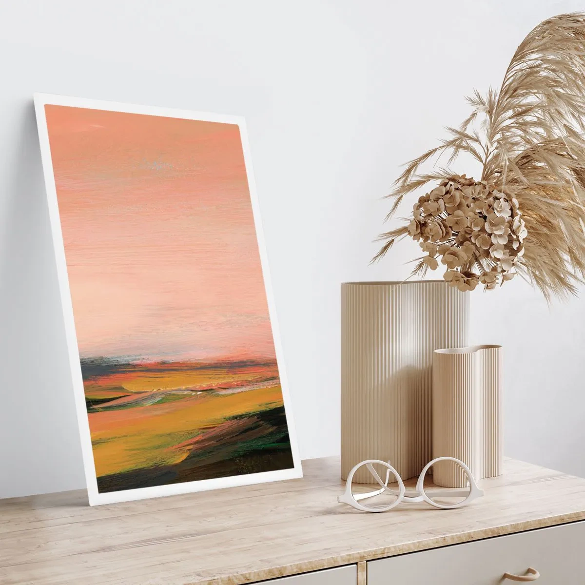 Póster - En tono rosa - 70x100 cm