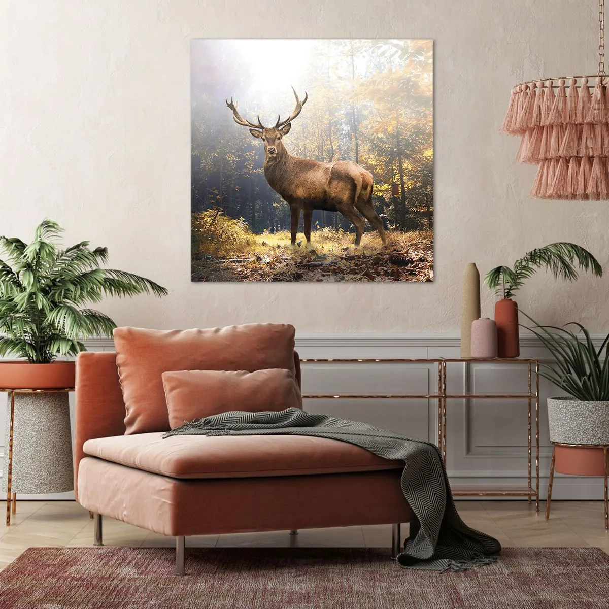 Cuadro sobre lienzo - Impresión de Imagen - Con toda la majestuosidad - 70x70 cm