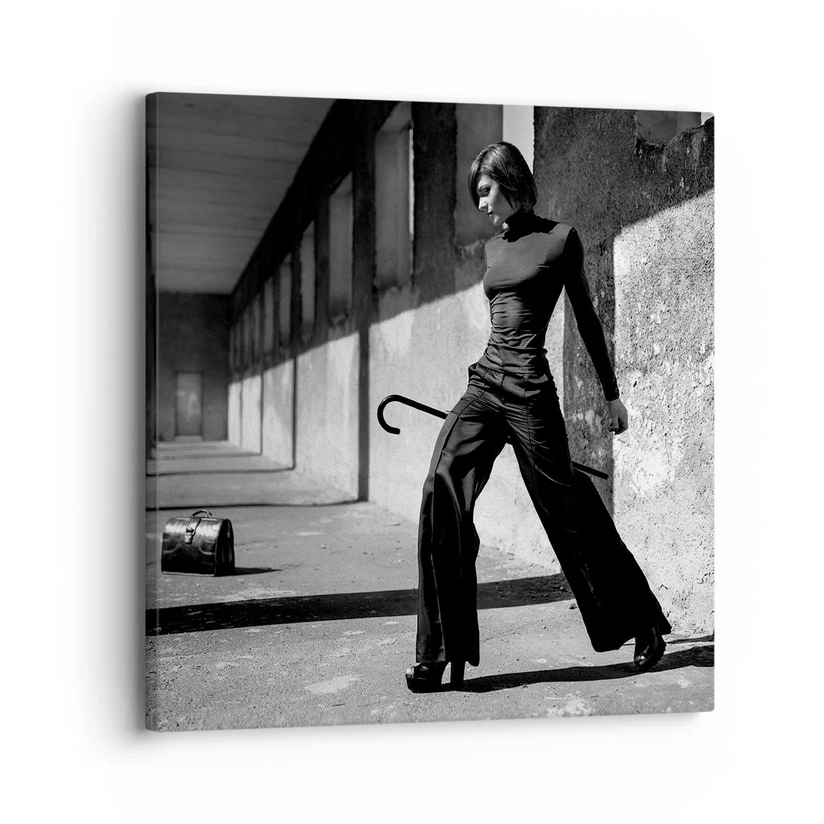 Cuadro sobre lienzo - Impresión de Imagen - Elegancia urbana - 30x30 cm