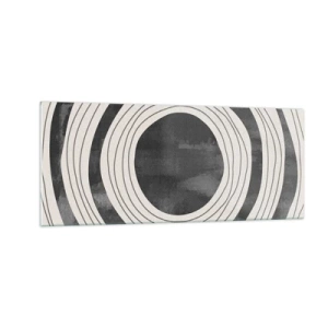 Cuadro sobre vidrio - Impresiones sobre Vidrio - En el centro mismo - 100x40 cm