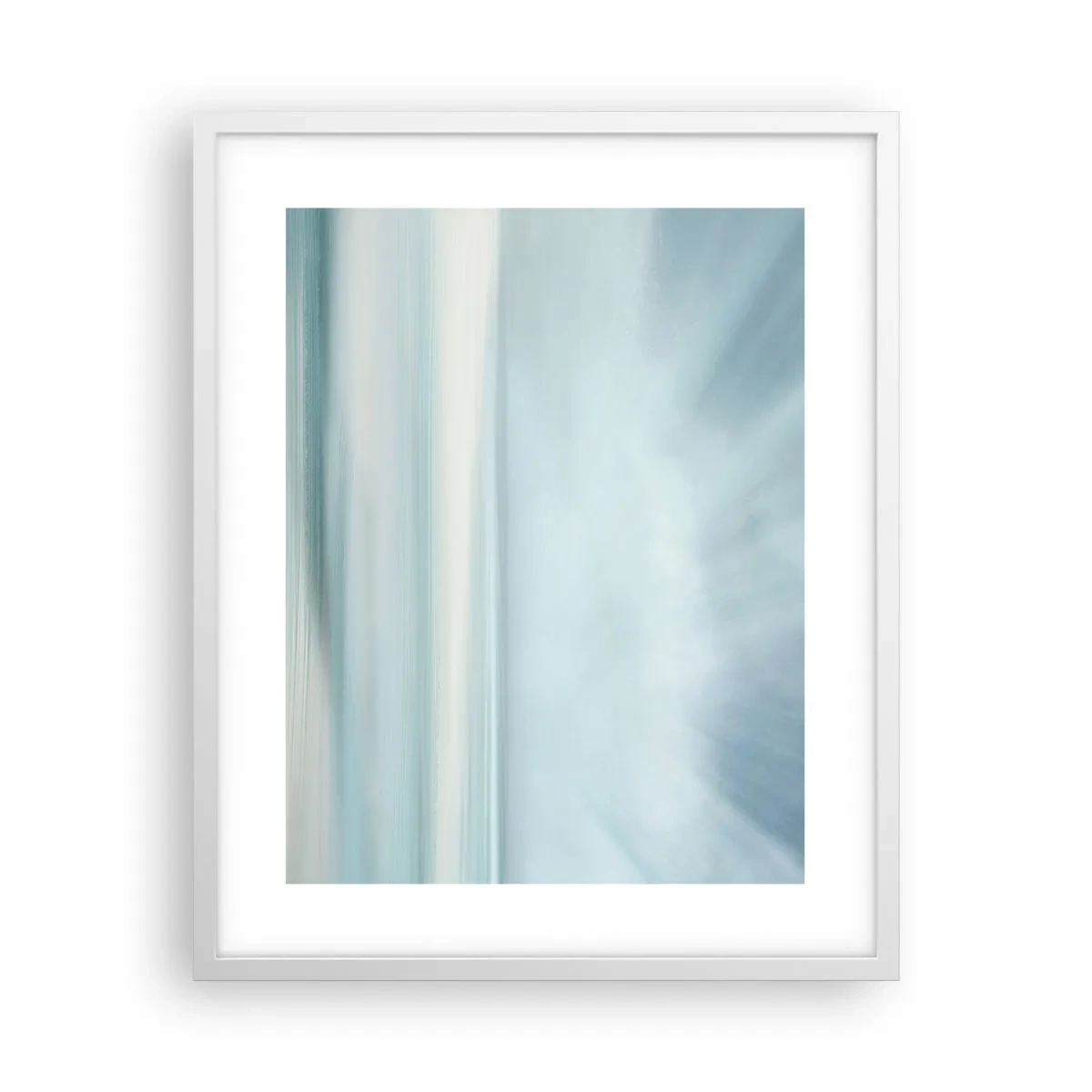 Póster en marco blanco - Paz hasta el horizonte - 40x50 cm