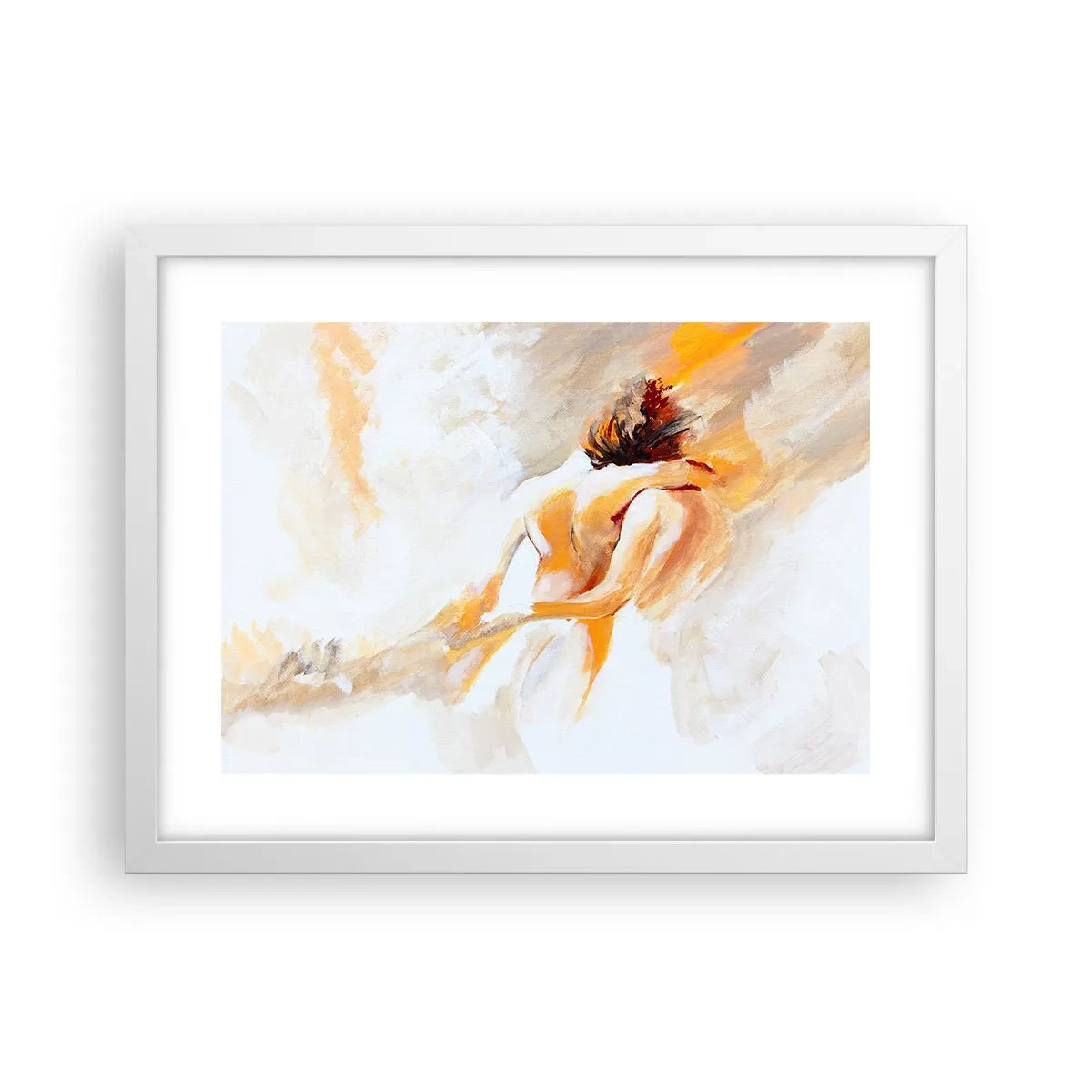 Póster en marco blanco - En un cielo de cercanía - 40x30 cm