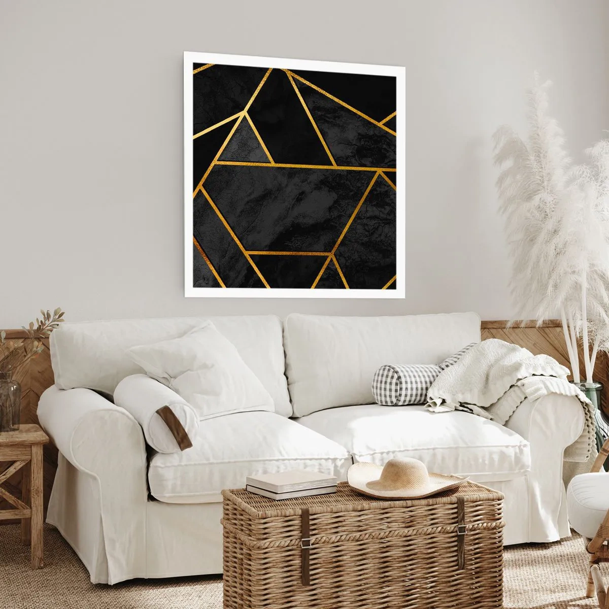 Póster - Oscuridad y brillo - 40x40 cm