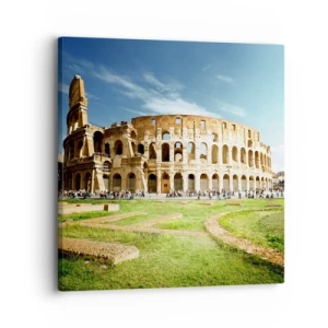 Cuadro sobre lienzo - Impresión de Imagen - Todavía se oye el sonido de las armas - 30x30 cm