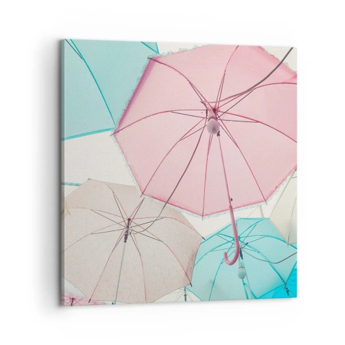 Cuadro sobre lienzo - Impresión de Imagen - A veces el sol, a veces la lluvia - 60x60 cm