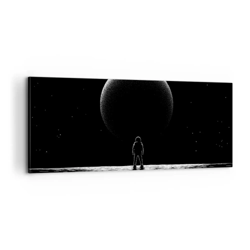 Cuadro sobre lienzo - Impresión de Imagen - Cara a cara - 100x40 cm