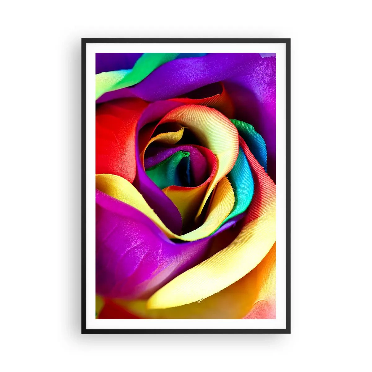 Póster en marco negro - Es imposible - 70x100 cm