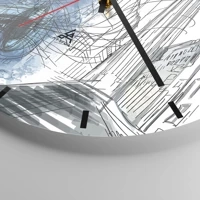 Esfera sin numeración, con rayas