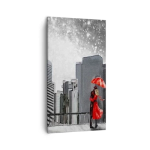 Cuadro sobre lienzo - Impresión de Imagen - Amor en la jungla urbana - 45x80 cm