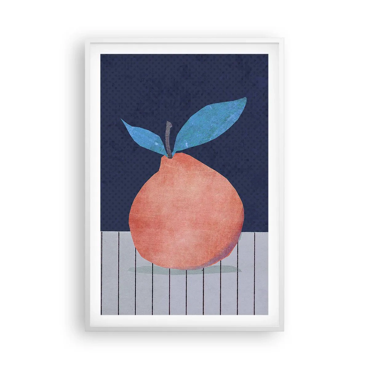 Póster en marco blanco - Convexidad y plano - 61x91 cm