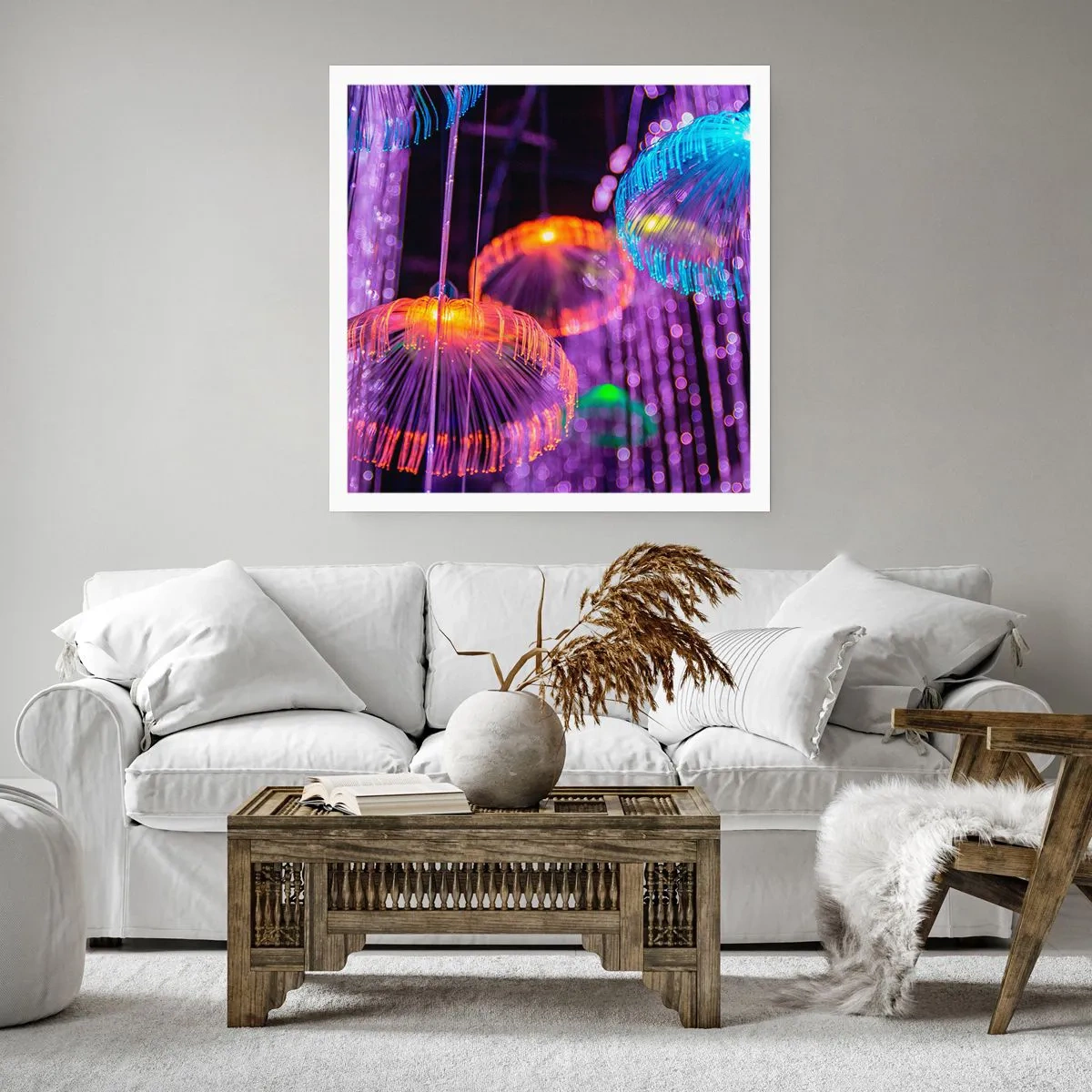 Póster - Fuente luminosa - 50x50 cm