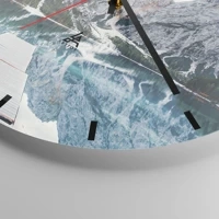 Esfera sin numeración, con rayas