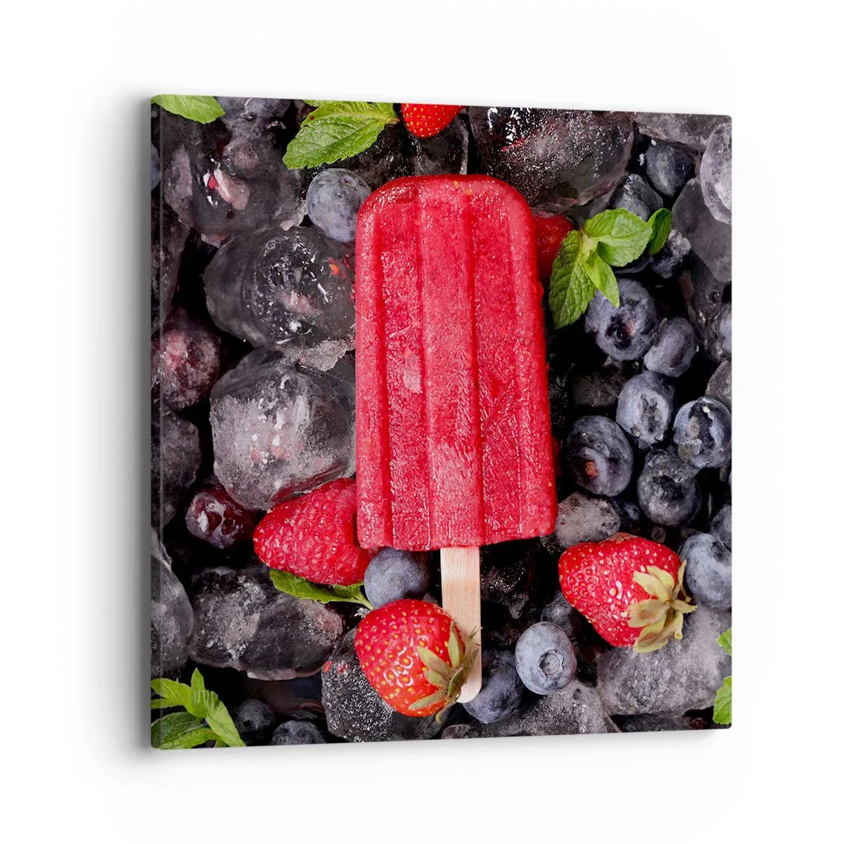 Cuadro sobre lienzo - Impresión de Imagen - El sabor del verano caluroso - 40x40 cm