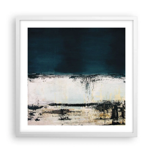 Póster en marco blanco - Composición horizontal - 50x50 cm