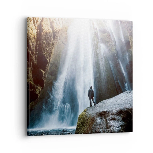 Cuadro sobre lienzo - Impresión de Imagen - Impresionante vista - 30x30 cm