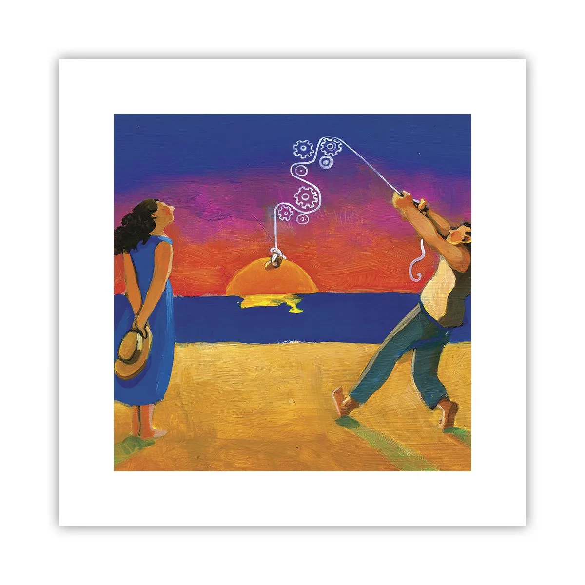 Póster - Mucho más que una estrella del cielo - 30x30 cm
