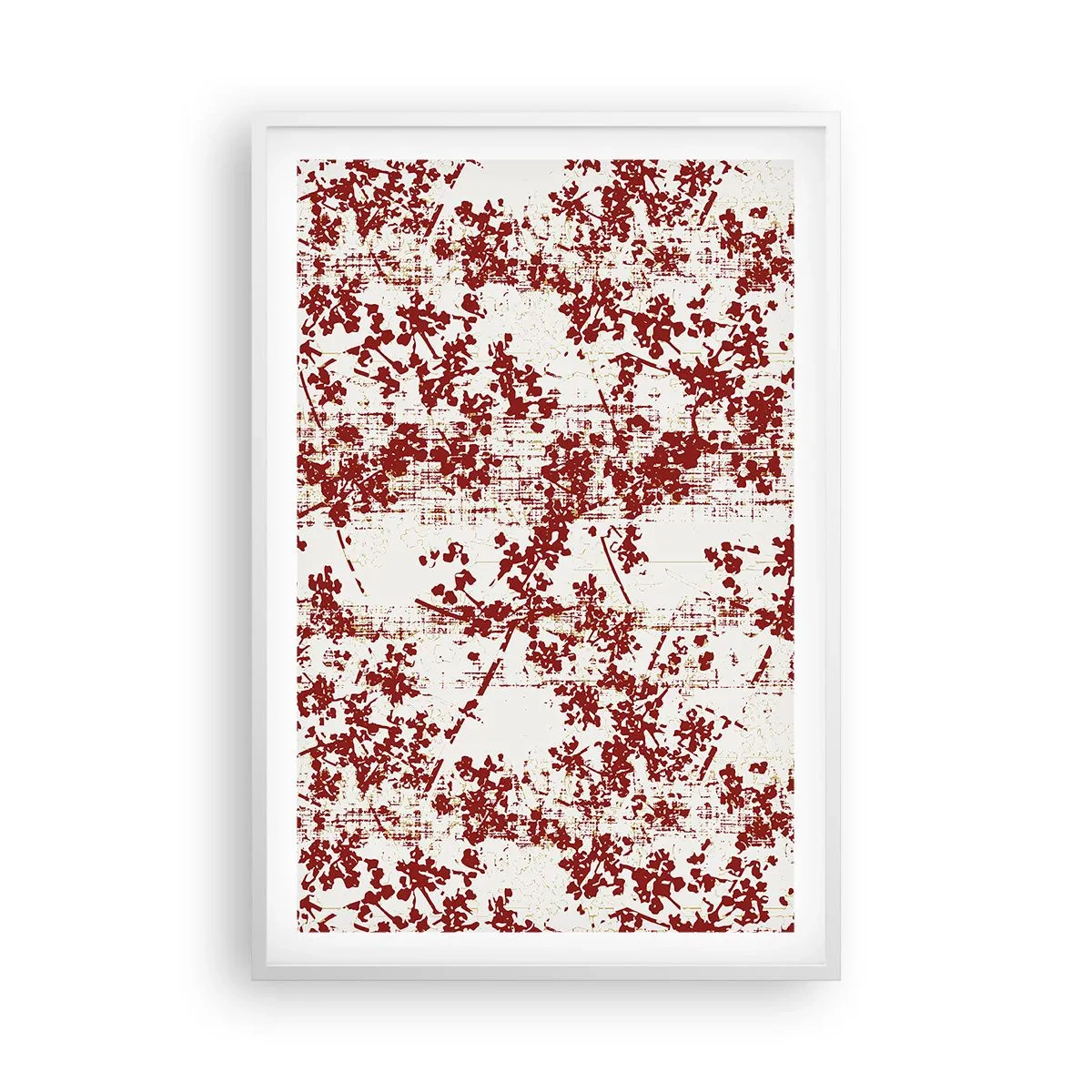 Póster en marco blanco - Como un viejo percal - 61x91 cm