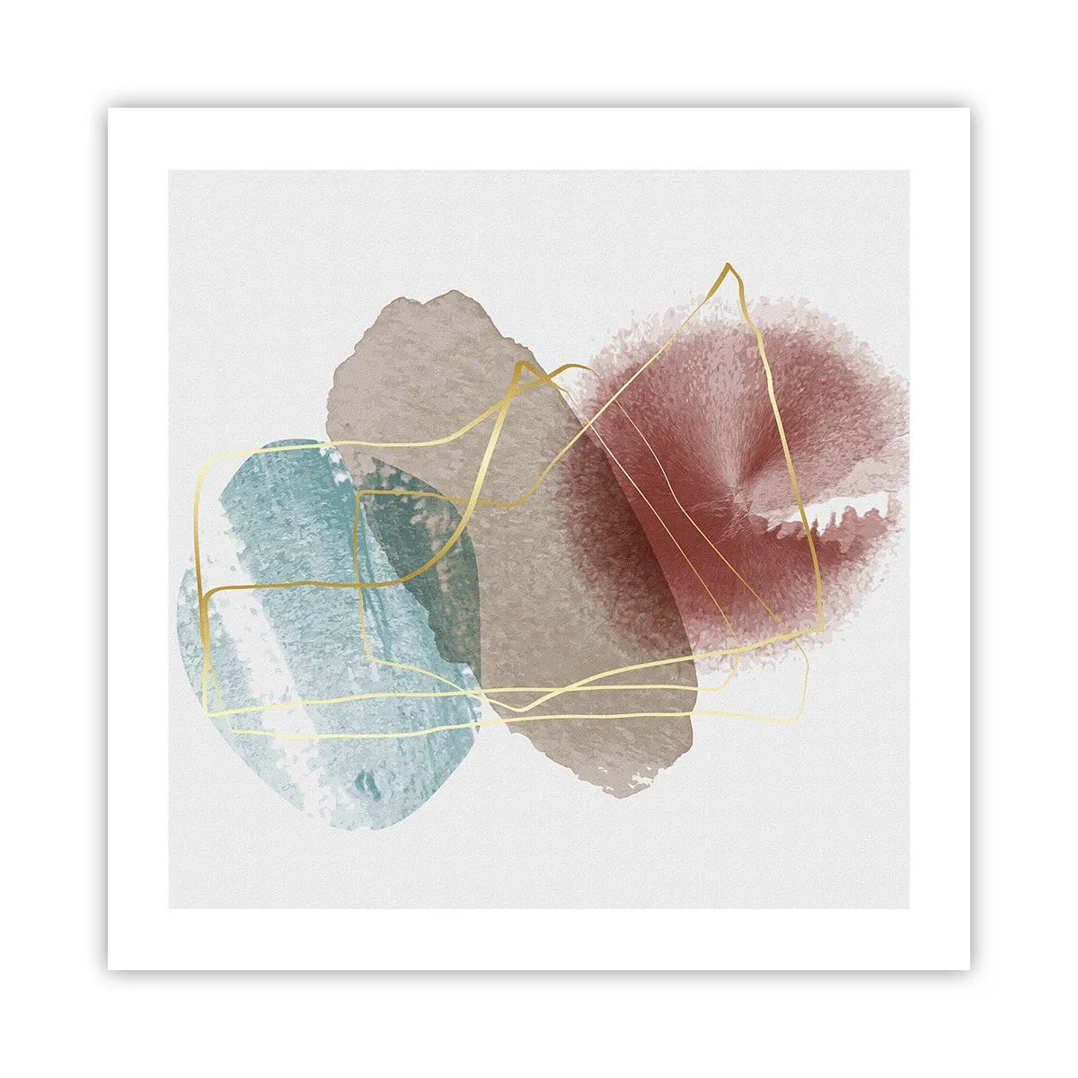 Póster - Abstracción coral del espacio - 50x50 cm