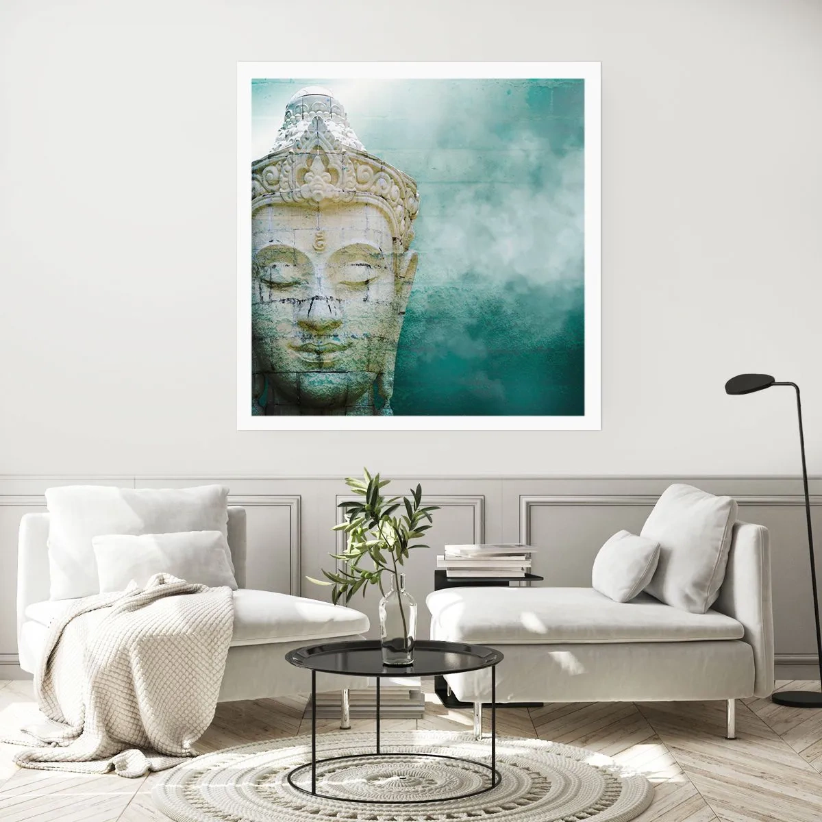 Póster - Buscando la luz - 40x40 cm