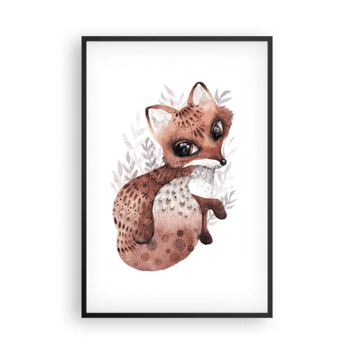 Póster en marco negro - Dulzura y amor - 61x91 cm