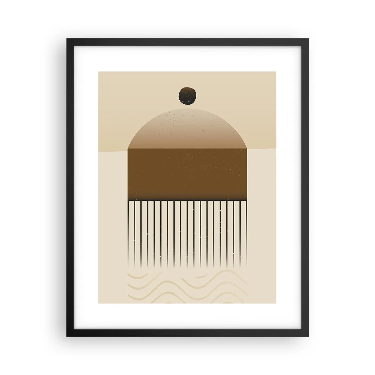 Póster en marco negro - Varios estados - 40x50 cm
