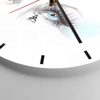 Esfera sin numeración, con rayas