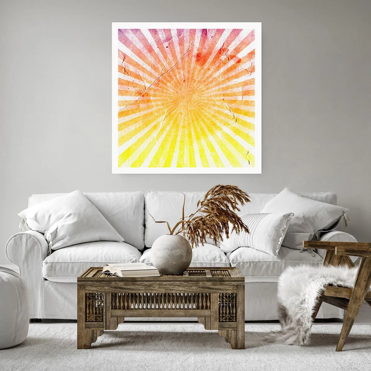 Póster - Renacer del sol - 50x50 cm