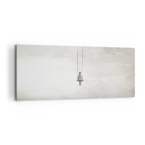 Cuadro sobre lienzo - Impresión de Imagen - El niño que llevamos dentro - 100x40 cm