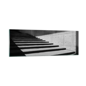 Cuadro sobre vidrio - Impresiones sobre Vidrio - La cruda belleza del modernismo - 90x30 cm