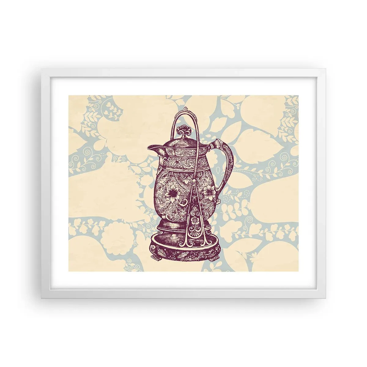 Póster en marco blanco - La belleza de lo cotidiano - 50x40 cm