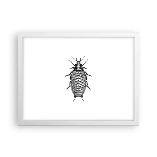 Póster en marco blanco - ¡Qué espécimen! - 40x30 cm