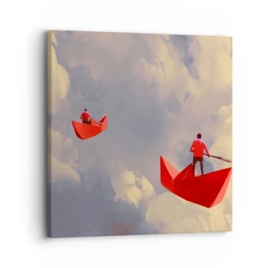 Cuadro sobre lienzo - Impresión de Imagen - El viaje de un soñador - 30x30 cm