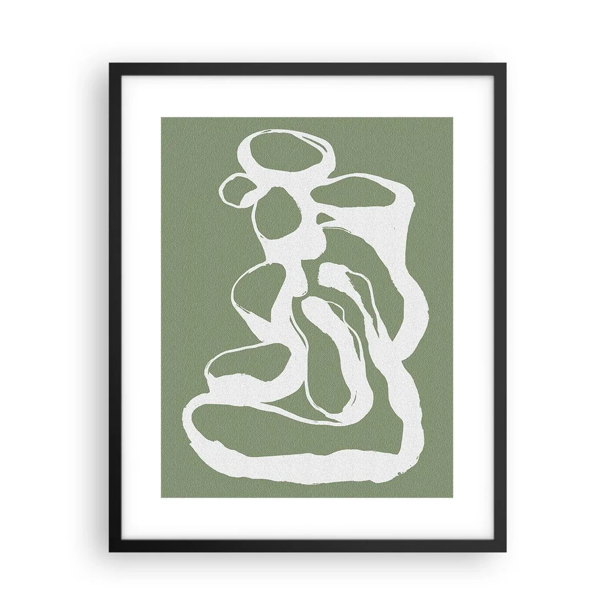 Póster en marco negro - La llamada del espacio - 40x50 cm