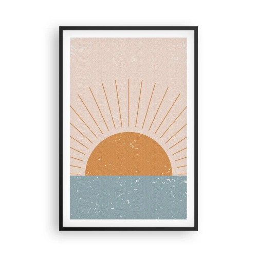 Póster en marco negro - La maravilla de cada día - 61x91 cm