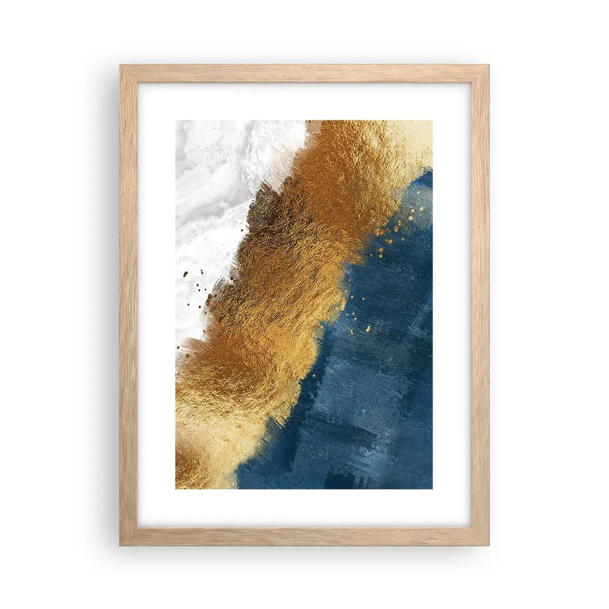 Póster en marco roble claro - Los colores del verano - 30x40 cm