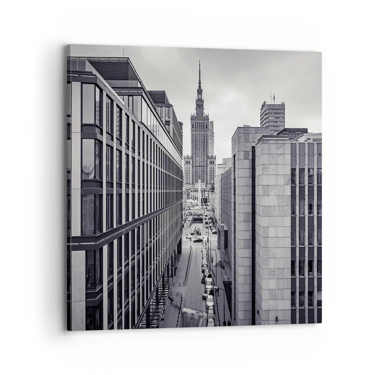 Cuadro sobre lienzo - Impresión de Imagen - Valle de Varsovia - 70x70 cm