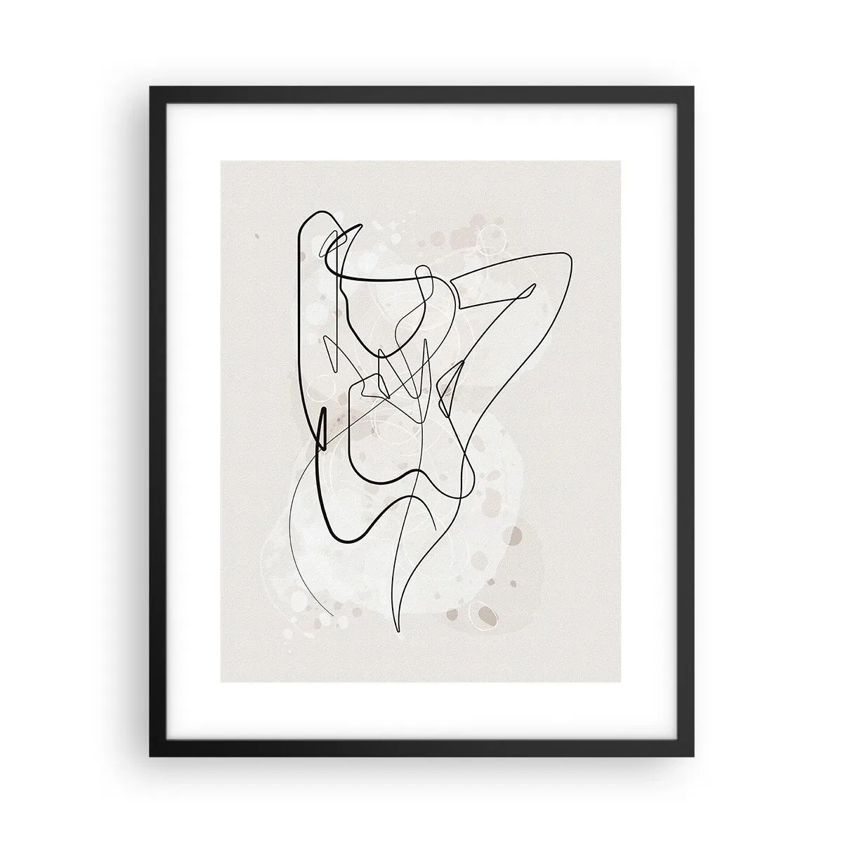 Póster en marco negro - El arte de la seducción - 40x50 cm