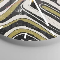 Esfera sin numeración, con rayas