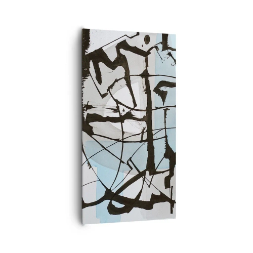 Cuadro sobre lienzo - Impresión de Imagen - Azul a pesar de todo - 65x120 cm