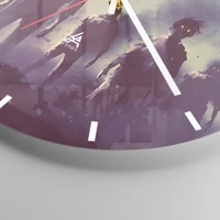 Esfera sin numeración, con rayas