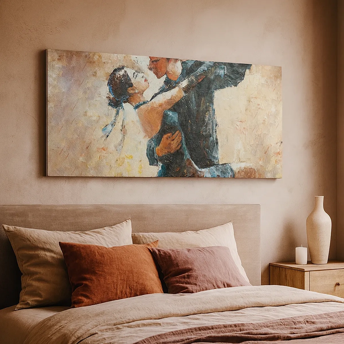 Cuadro sobre lienzo - Impresión de Imagen - Estilo Rudolf Valentino - 30x30 cm