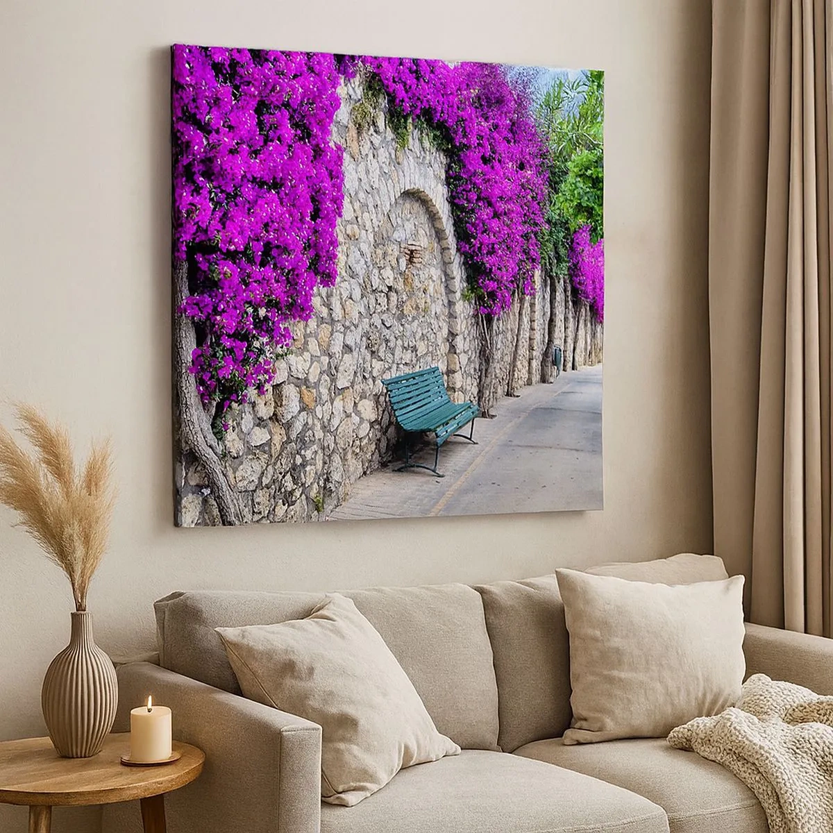 Cuadro sobre lienzo - Impresión de Imagen - Punto de reunión - 30x30 cm