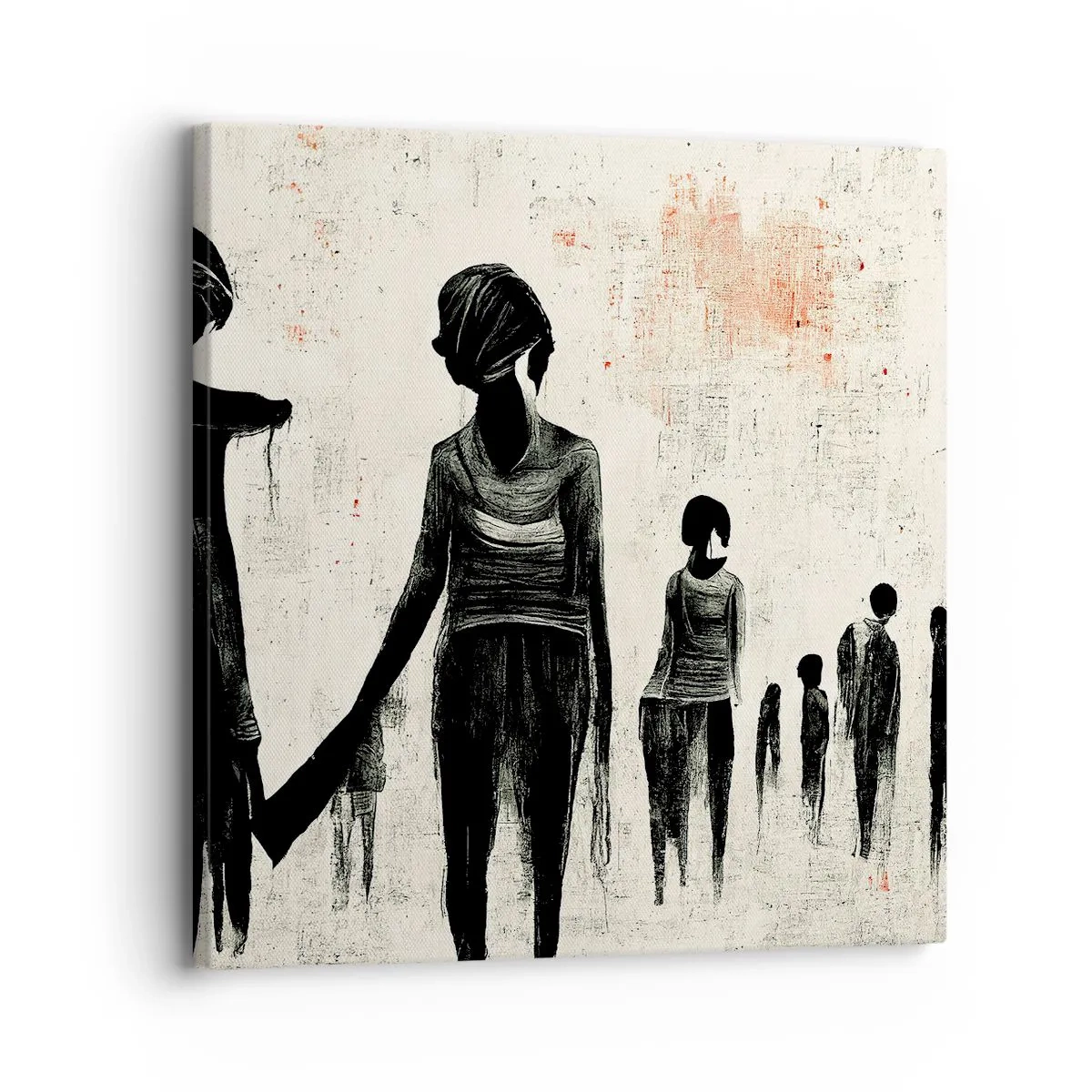 Cuadro sobre lienzo - Impresión de Imagen - Contra la soledad - 30x30 cm